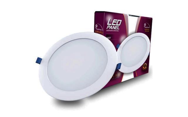 SUNFLOWER LED panel ugradni okrugli – 3W 6500K
